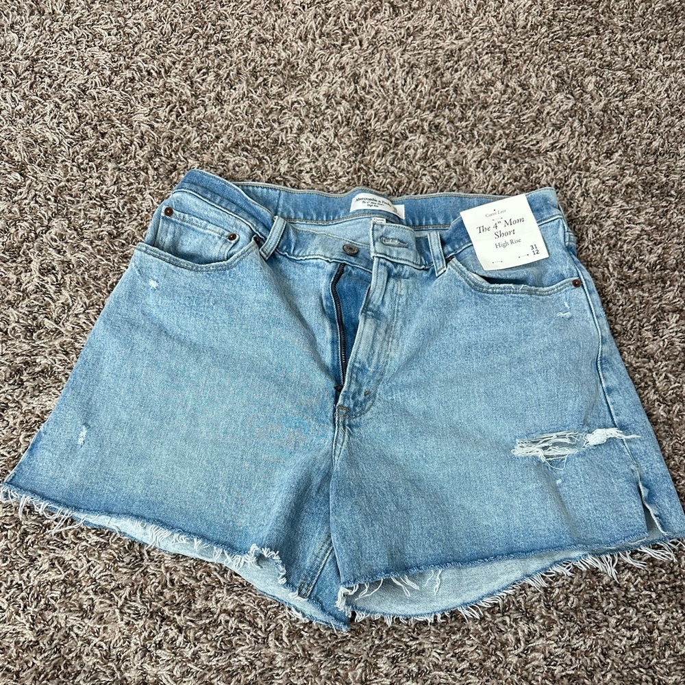 Women's Blue Denim Shorts